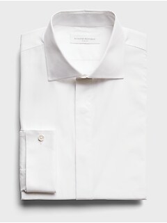 men's tall white dress shirts