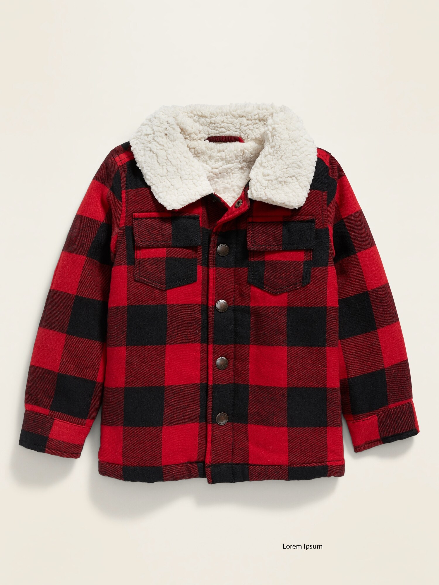 SherpaLined Plaid Shirt Jacket for Toddler Boys Old Navy