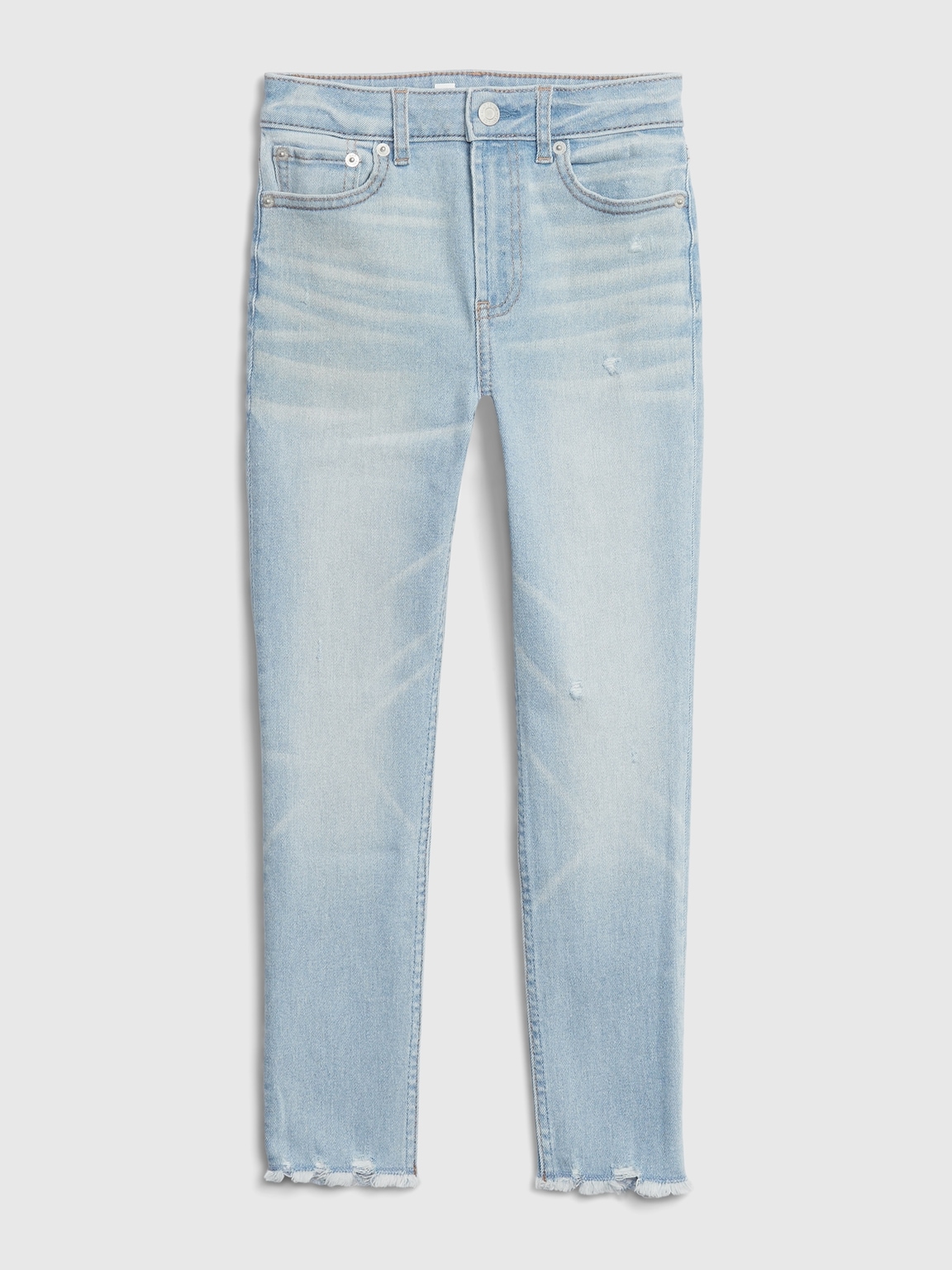 Teen Sky High Rise Skinny Ankle Jeans with Stretch