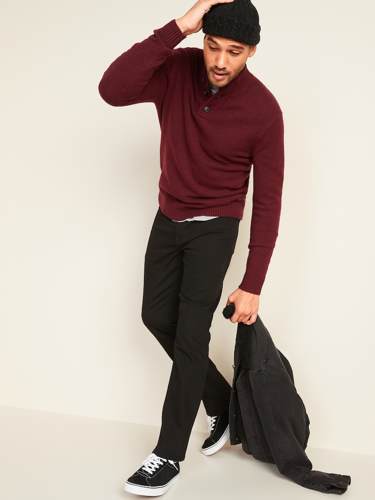 Boot-Cut Built-In Flex Never-Fade Black Jeans