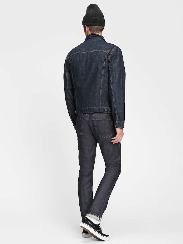 Selvedge Skinny Jeans With Gapflex