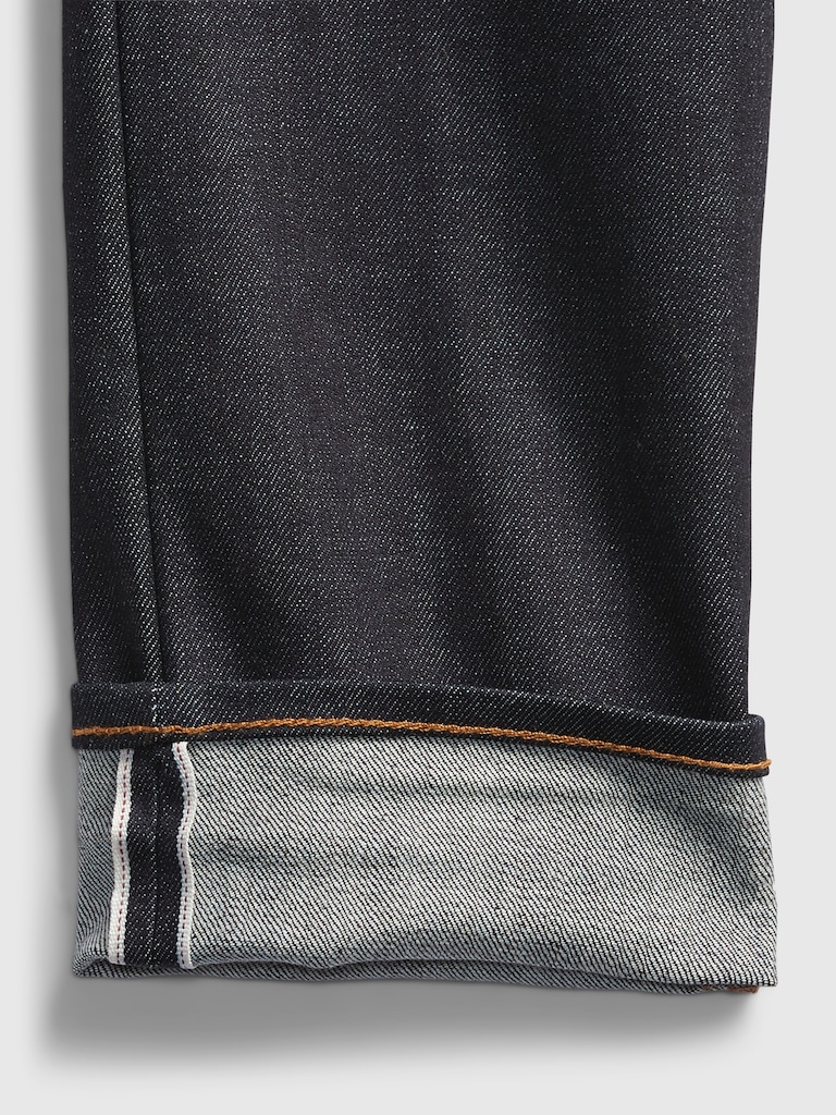 Selvedge Skinny Jeans With Gapflex