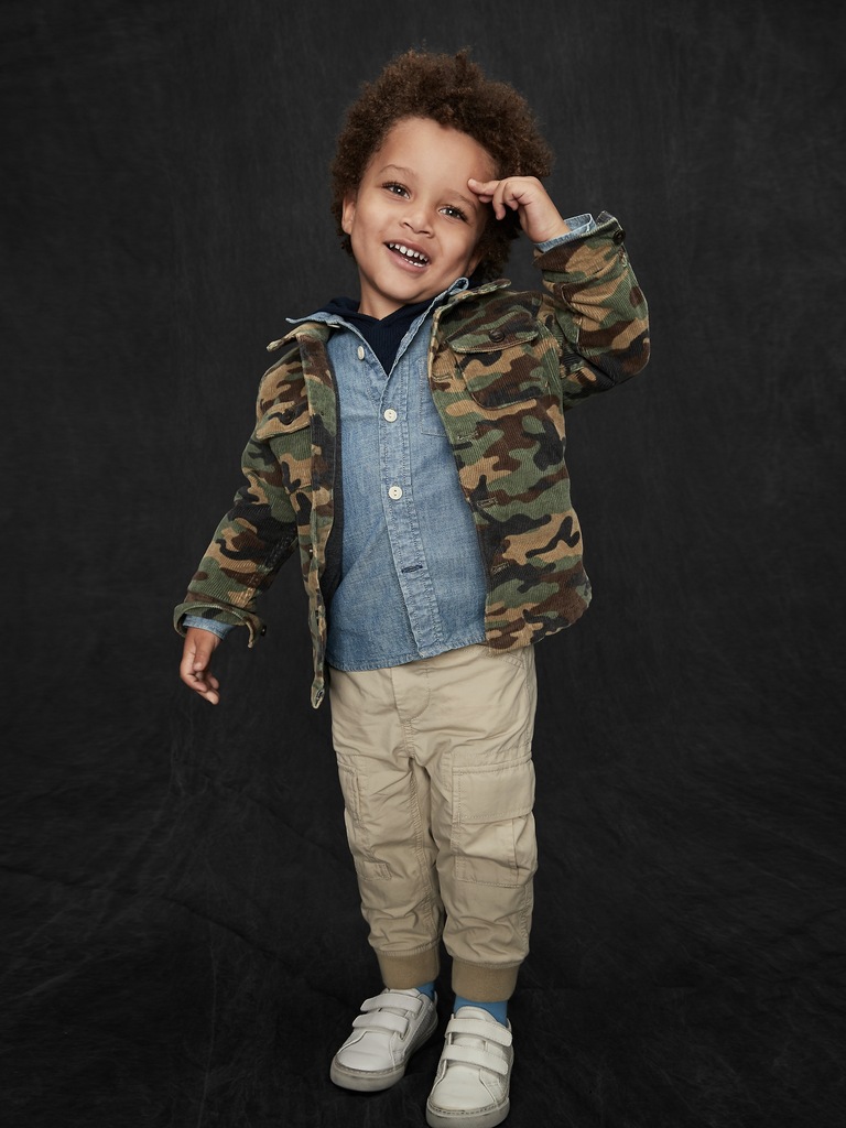 Toddler Camo Cord Jacket