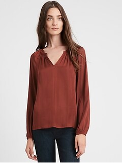 chiffon tops petite