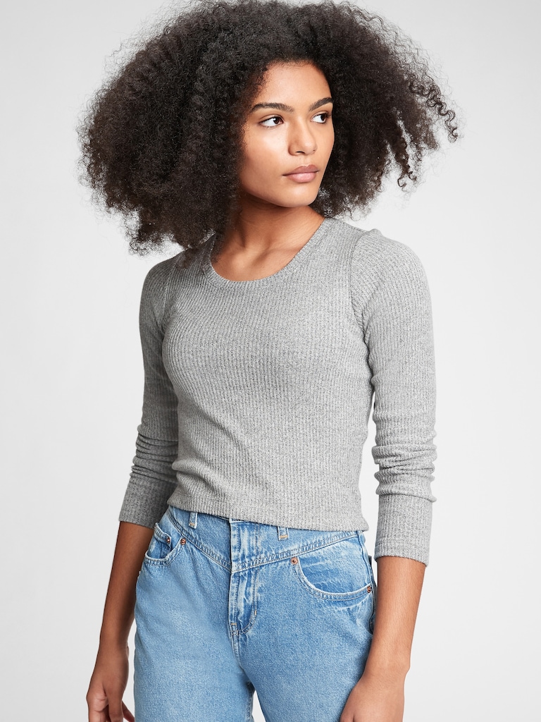Teen Softspun Fitted Crop T-Shirt