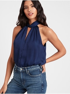 sleeveless tops petite