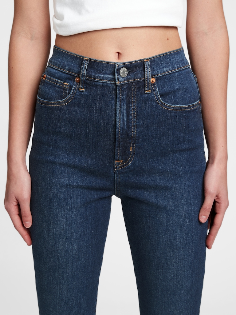 Sky High Rise True Skinny Jeans with Secret Smoothing Pockets