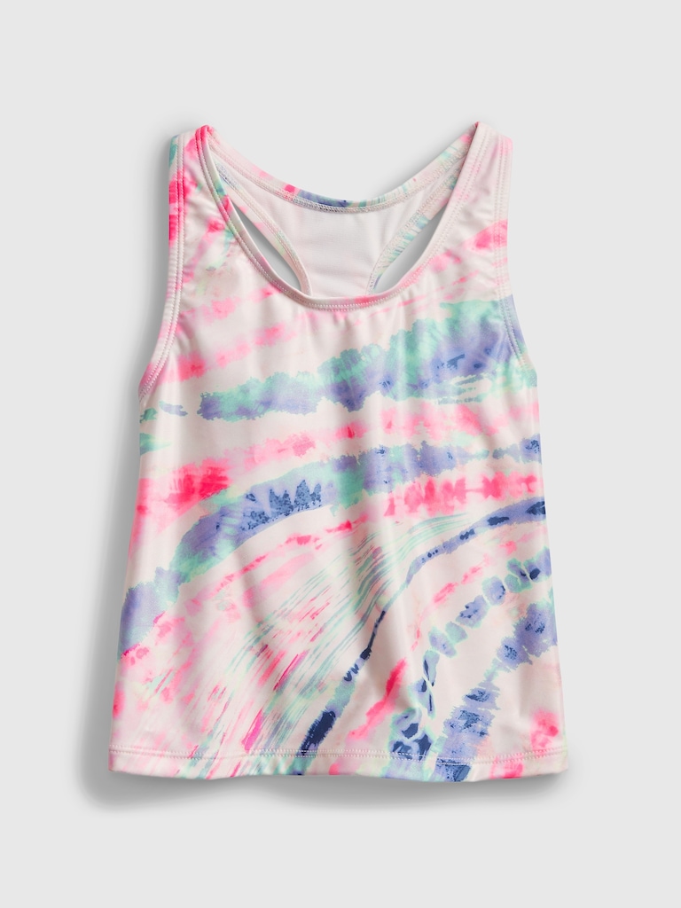 Kids Tie-Dye Swim Tank Top