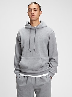 grey sweatpants black hoodie