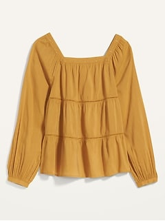 old navy yellow tops