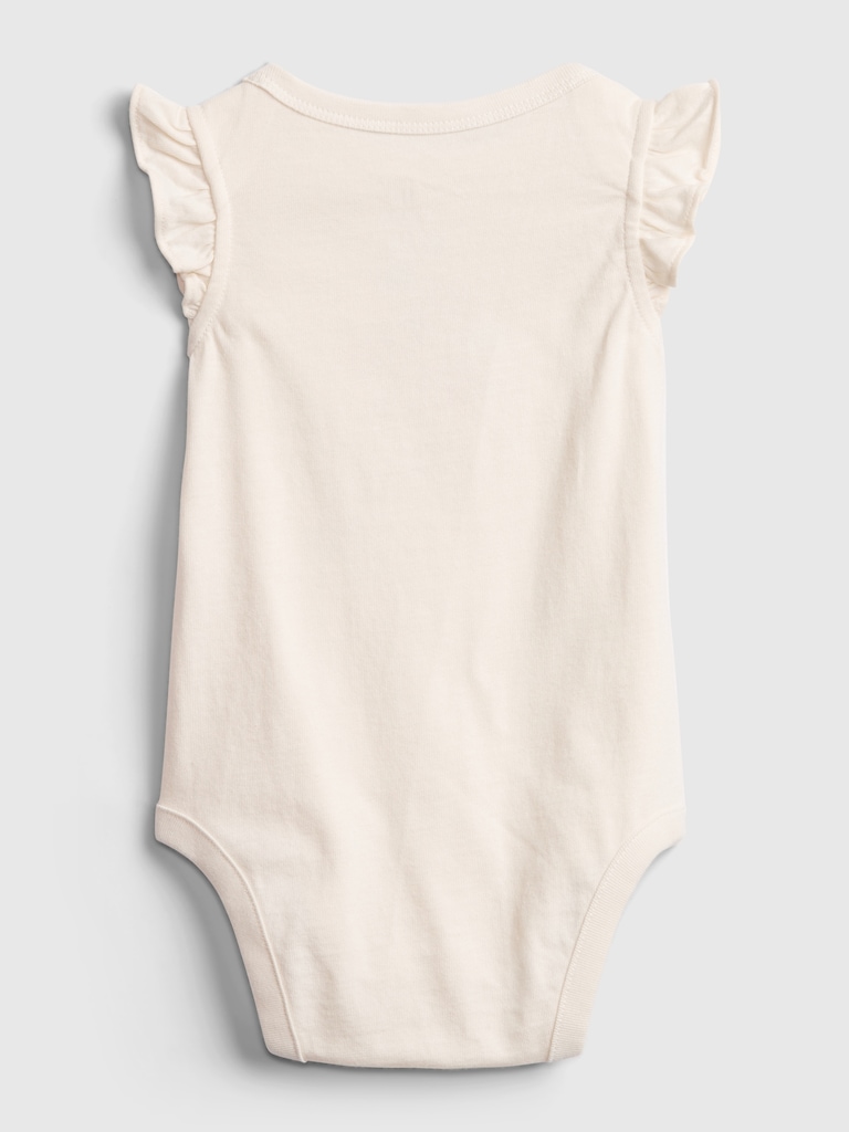 Baby Organic Cotton Flutter Bodysuit