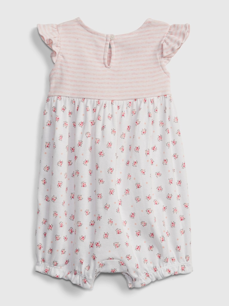 Baby 100% Organic Cotton First Favorite Shorty One-Piece