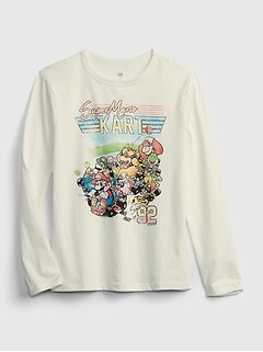GAP White Top T Shirt flip reversibile paillettes Faccina Sorridente 13-14 ANNI BNWT RRP £ 17