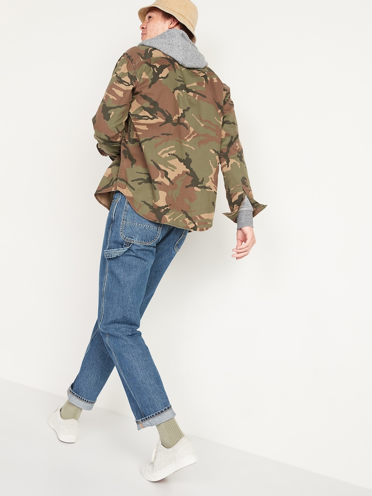 Loose Rigid Non-Stretch Carpenter Jeans