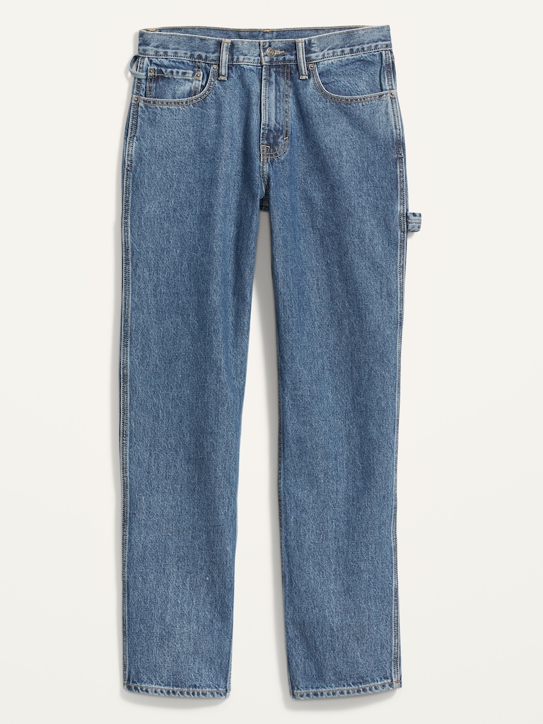 Loose Rigid Non-Stretch Carpenter Jeans