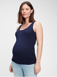 gap maternity tank tops
