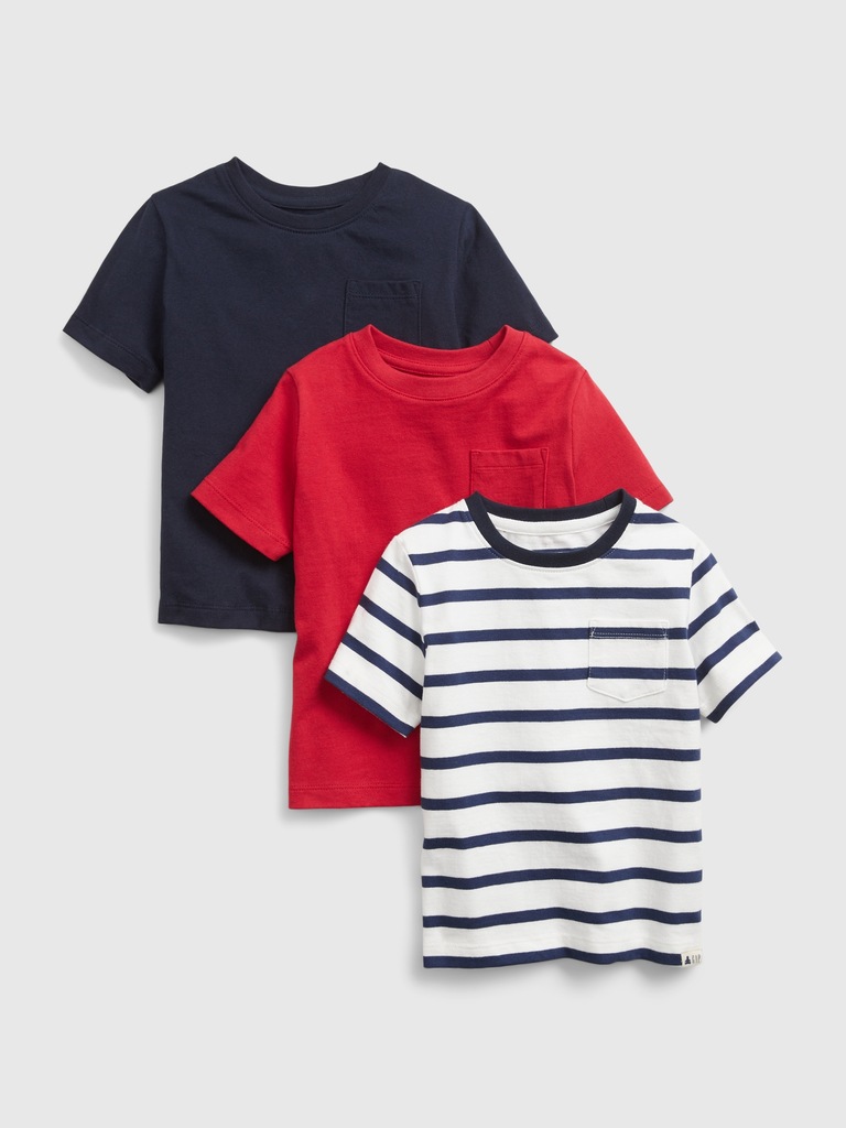 T-shirt Agencez à volonté pour Bébé et Tout-petit (paquet de 3)