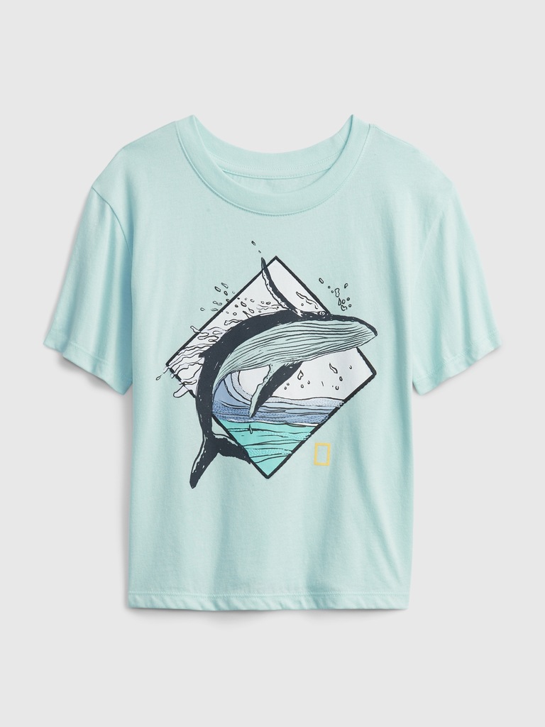 GapKids | National Geographic Organic Cotton Ocean Conservation T-Shirt