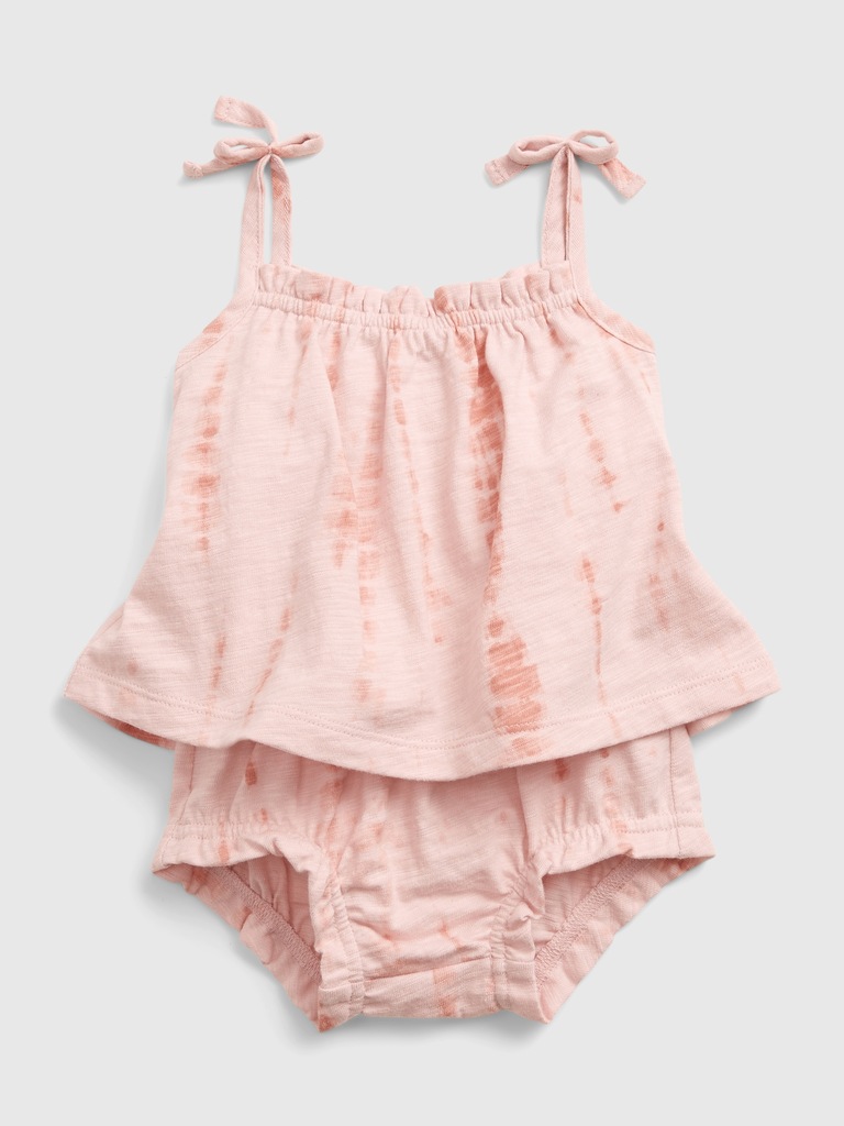 Baby 100% Organic Cotton Tie-Dye Outfit Set