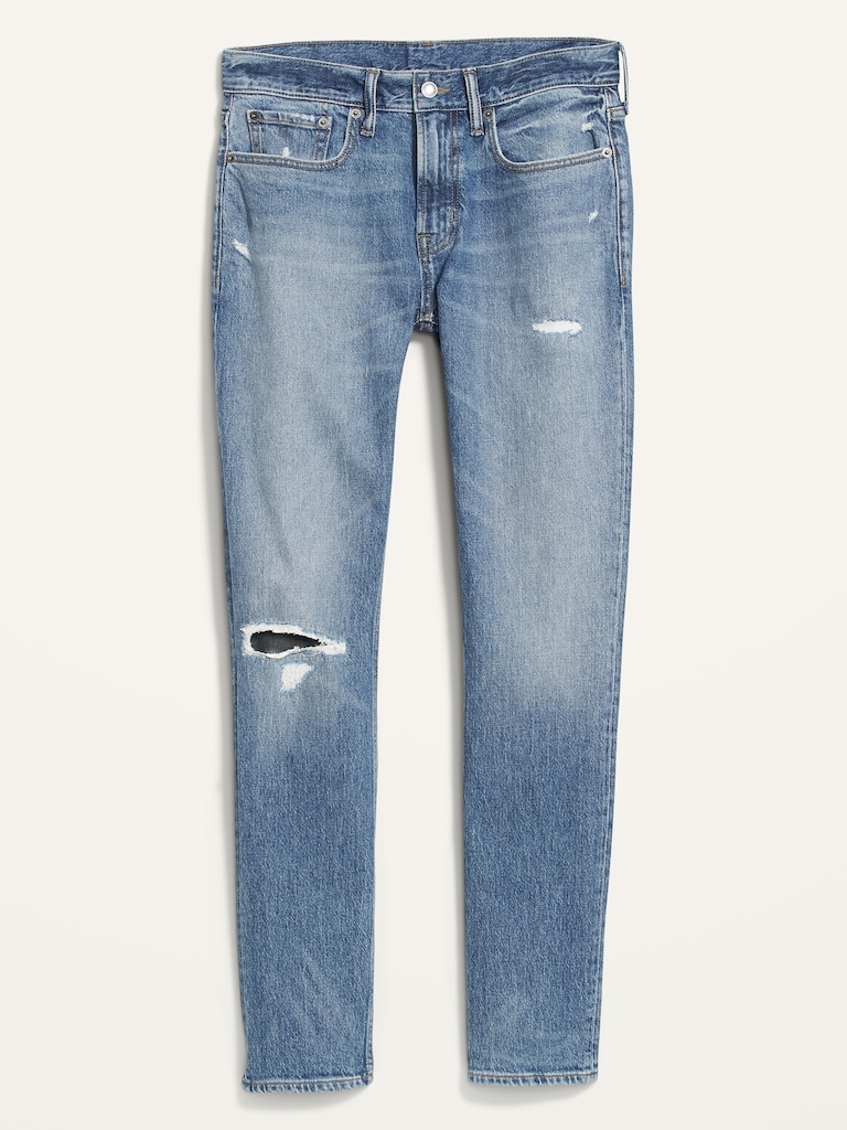 Skinny Built-In Flex Ripped Jeans