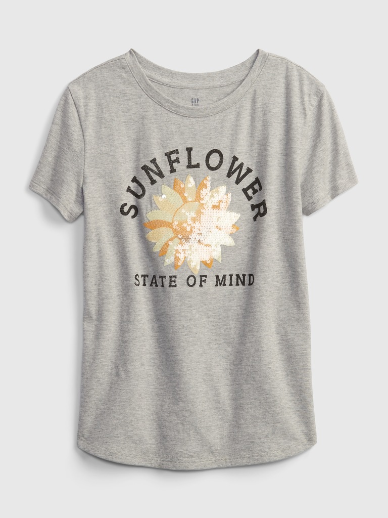 Kids Organic Cotton Interactive Graphic T-Shirt