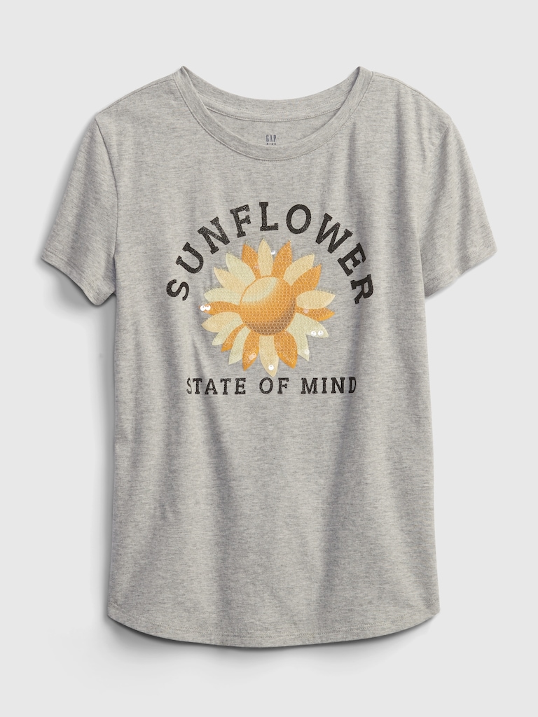 Kids Organic Cotton Interactive Graphic T-Shirt