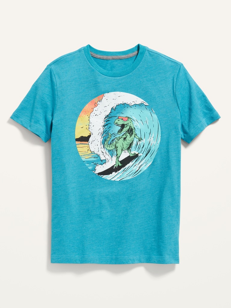 Graphic Crew-Neck T-Shirt For Boys