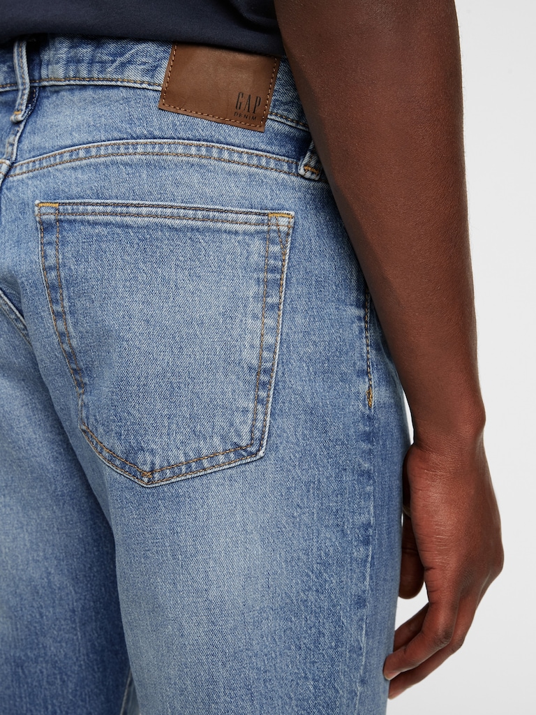 Slim Taper Straight Leg Jeans  With Washwell™