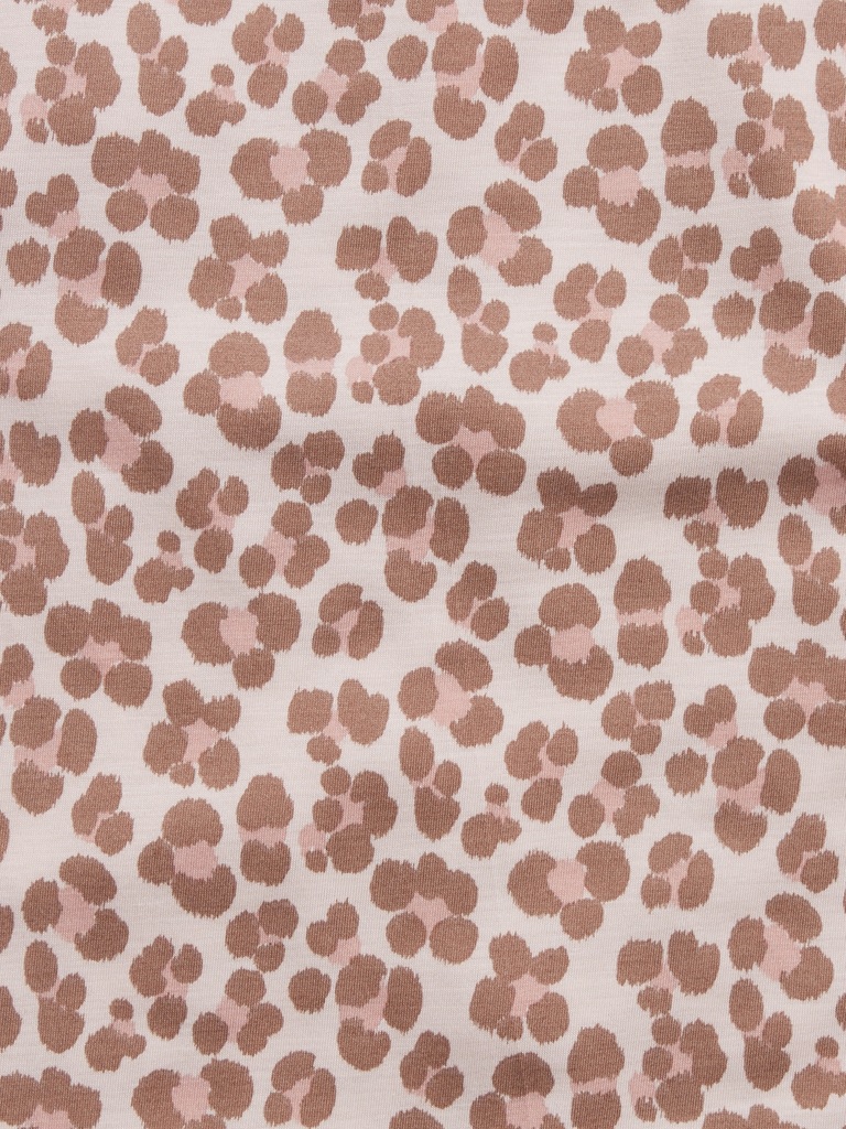 Kids 100% Recycled Polyester Leopard PJ Set