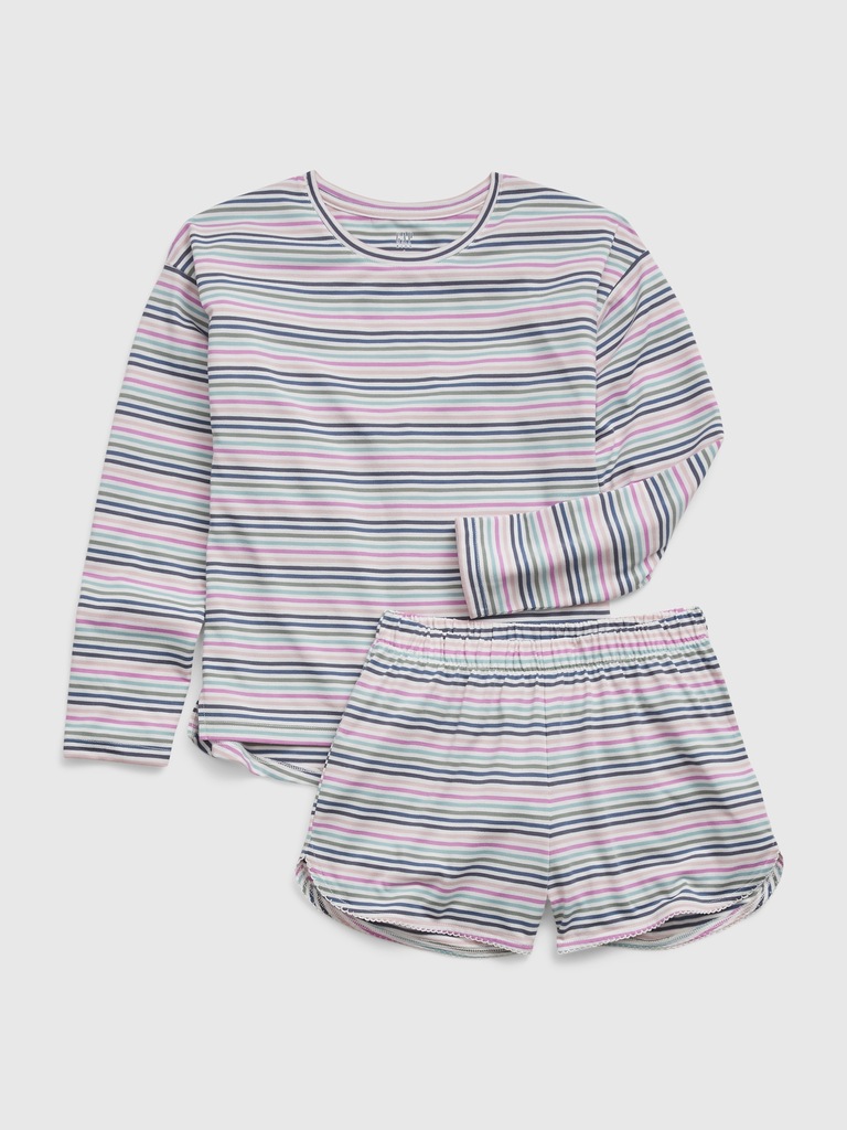 Kids 100% Recycled Stripe PJ Set