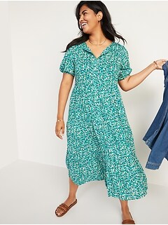 old navy green maxi dress