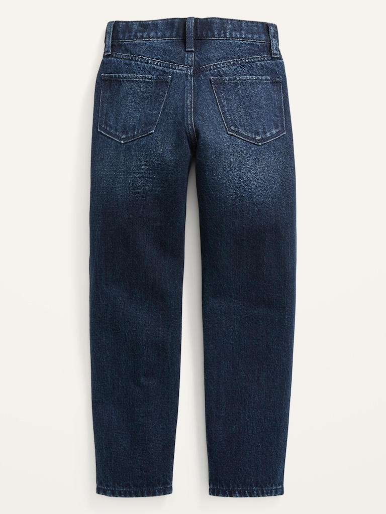 High-Waisted O.G. Straight Built-In Tough Dark-Wash Jeans for Girls