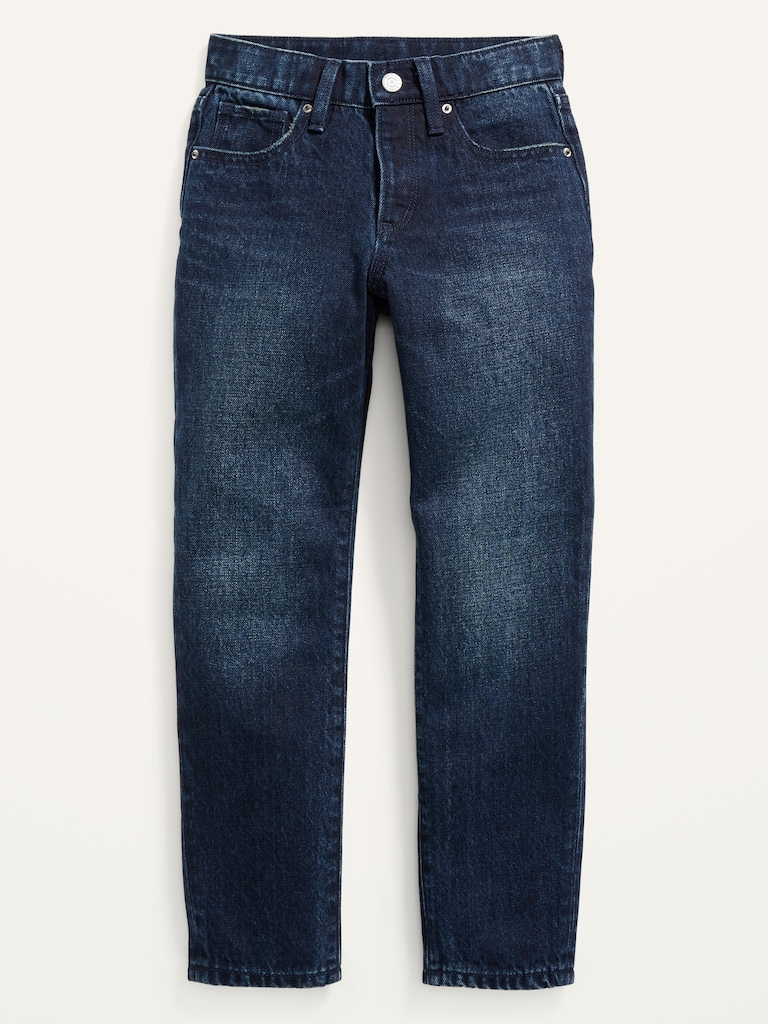 High-Waisted O.G. Straight Built-In Tough Dark-Wash Jeans for Girls