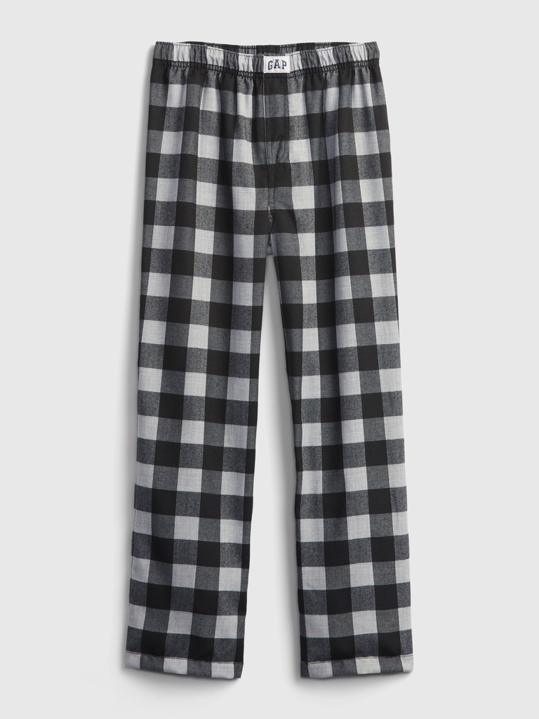 Kids Recycled Polyester Flannel PJ Pants