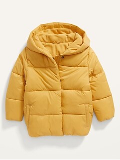 Oldnavy Unisex Solid Frost-Free Hooded Puffer Jacket for Toddler