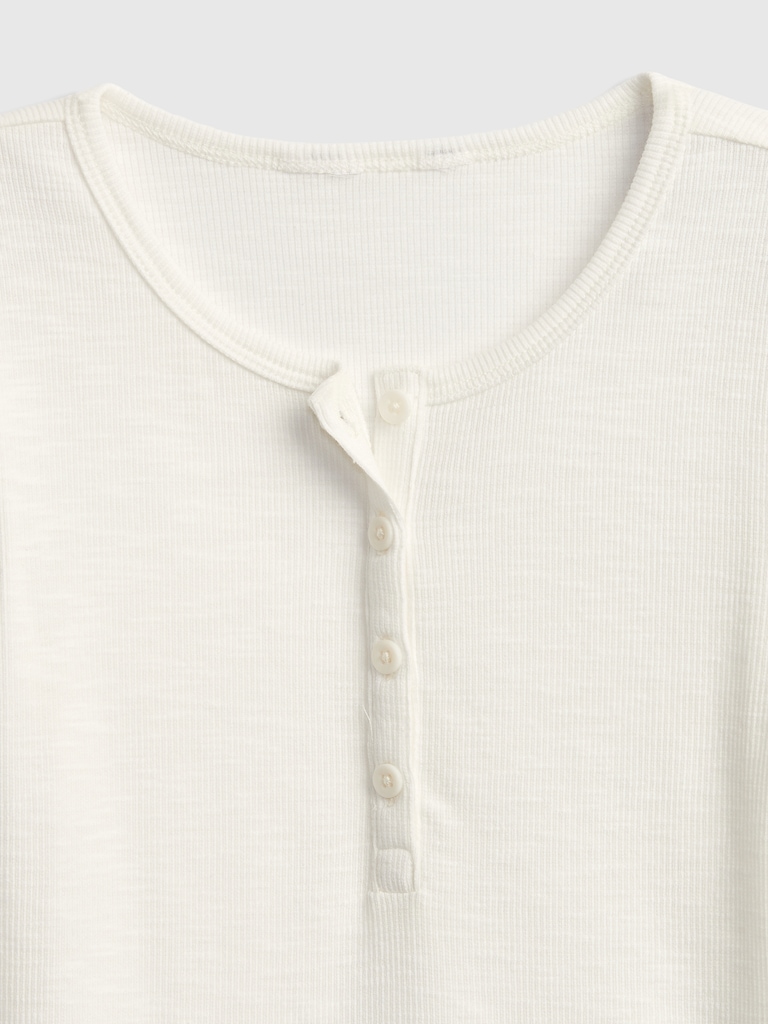 Kids Rib Henley