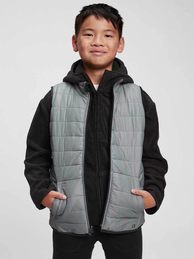GapFit Kids Recycled Nylon Fit Tech Reversible Vest