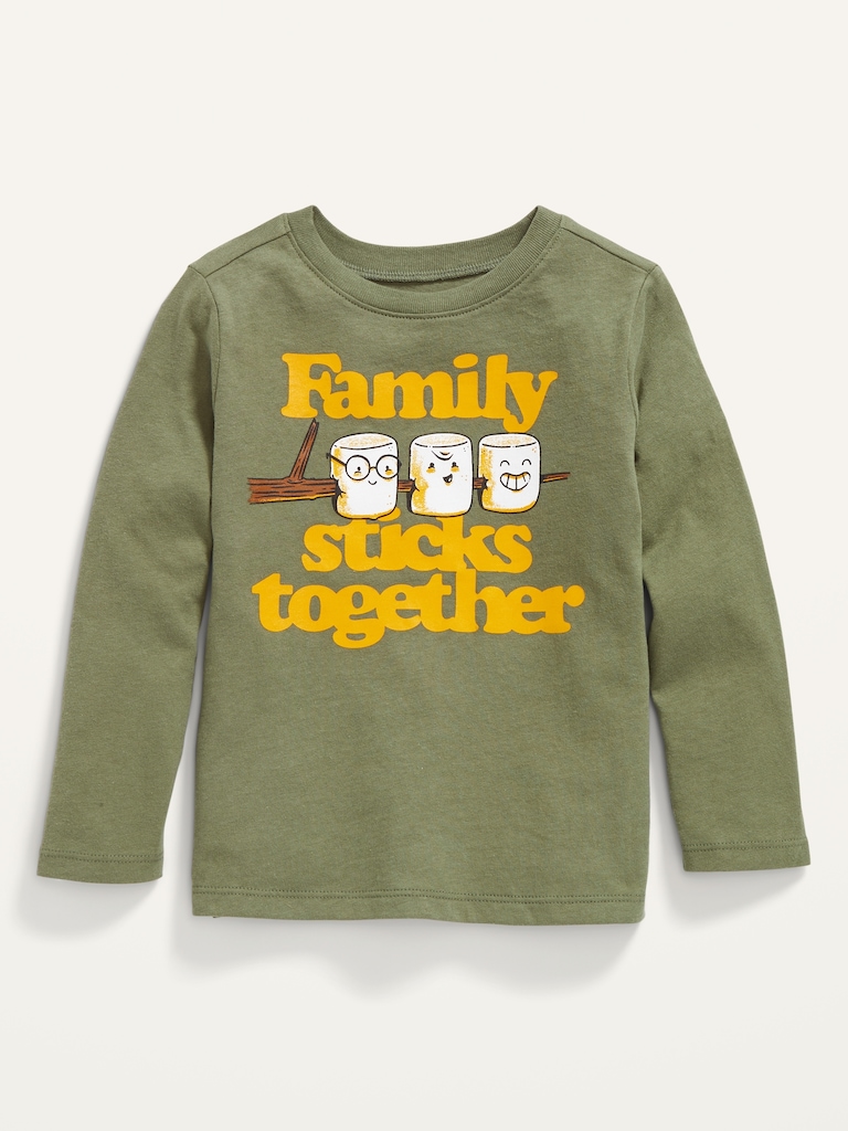 Unisex Long-Sleeve Graphic T-Shirt for Toddler
