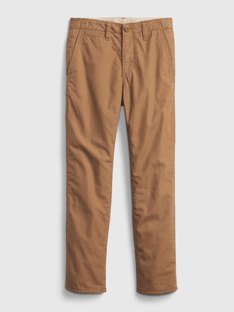 Kids 100% Organic Cotton Lined Chinos with Washwell ™