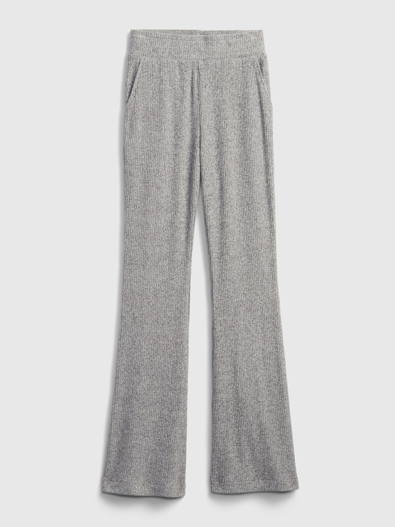 Teen Softspun Ribbed Flare Knit Pants