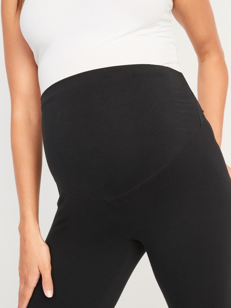 Maternity Full-Panel Cropped Leggings