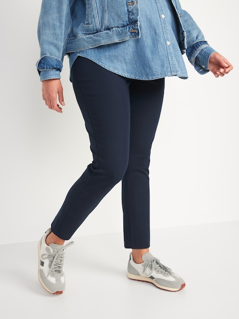 navy blue maternity dress pants Women's Pima Maternity Pants in Navy