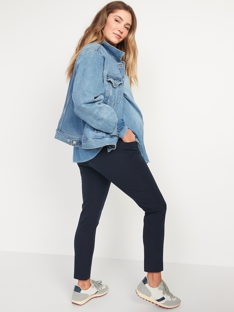 Maternity Full-Panel Pixie Ankle Pants