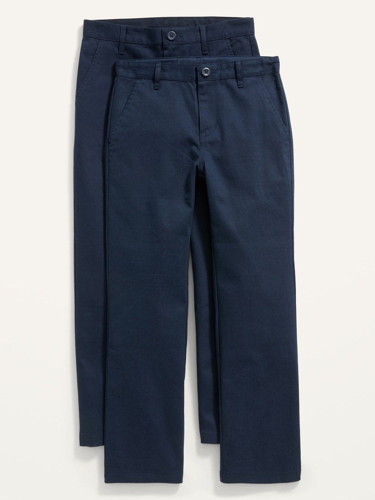 Uniform Built-In Flex Straight Pants 2-Pack For Boys