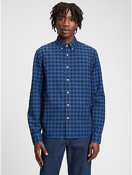 Gap Factory Men's Oxford Shirt in Untucked Fit