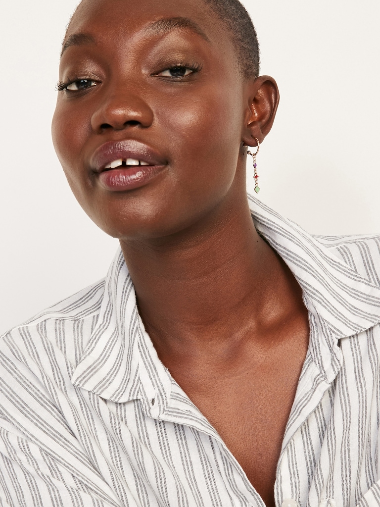 Gold-Toned Mix & Match Variety Earrings 3-Pack For Women