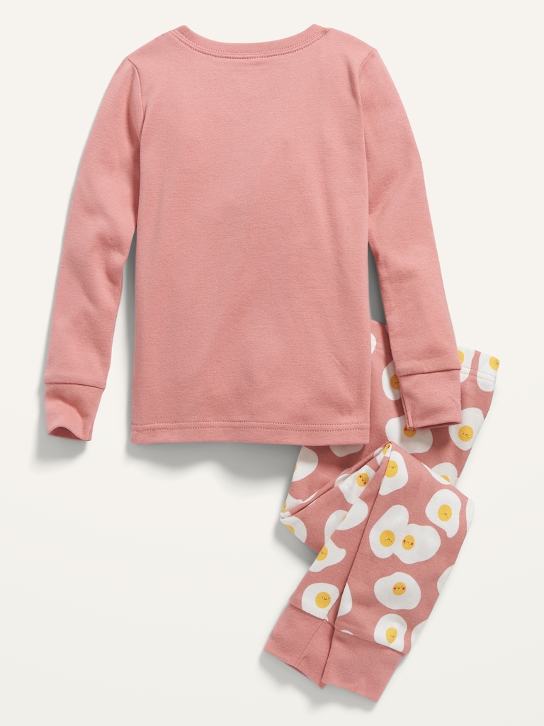 Unisex Snug-Fit Graphic Pajama Set for Toddler & Baby