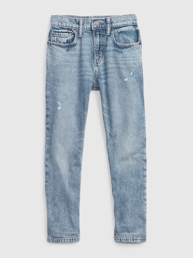 Kids Distressed Easy Taper Jeans with Washwell™