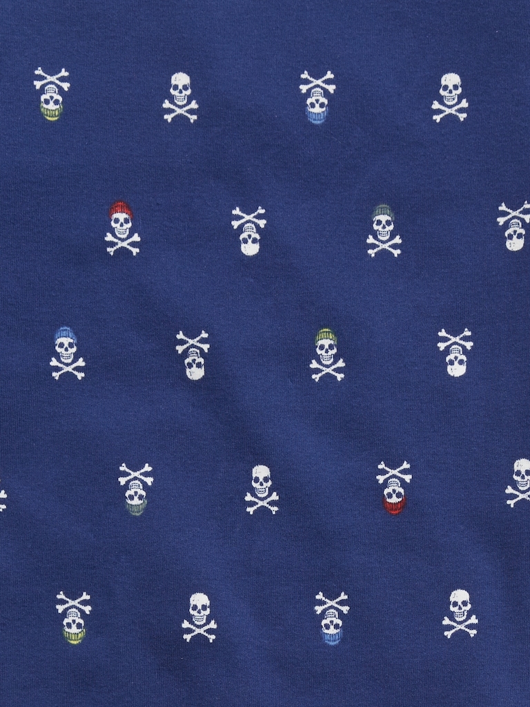 Kids Organic Cotton Skull PJ Set