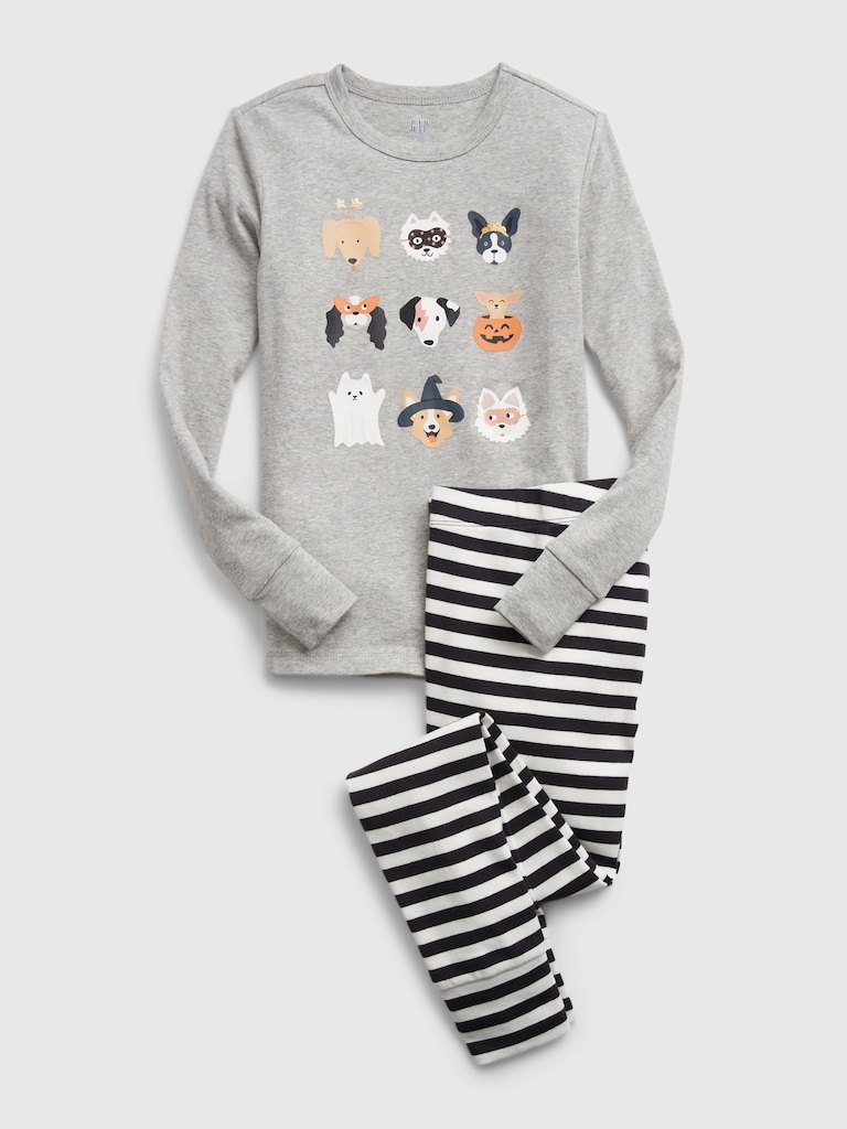 Kids Organic Cotton Dog PJ Set